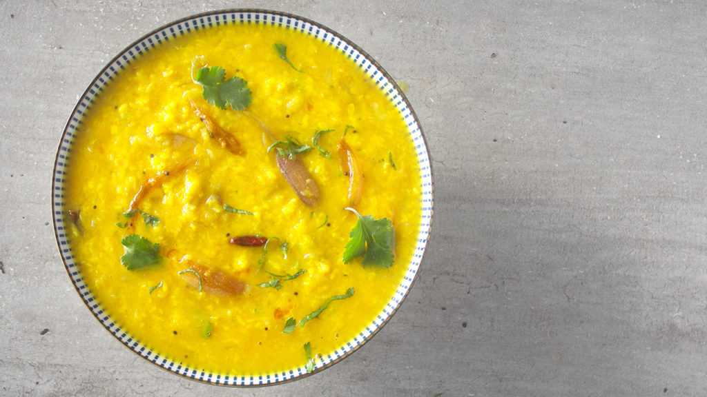 Recette de Daal de lentilles au chou