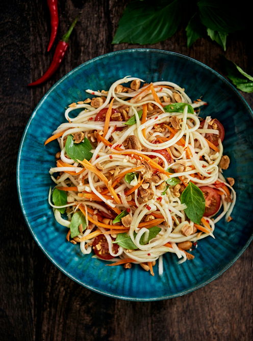 Salade de papaye verte