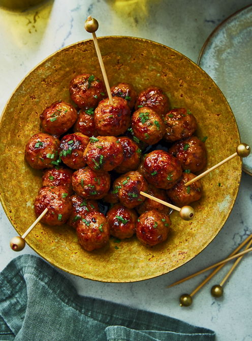 Boulettes de porc au miso et au miel