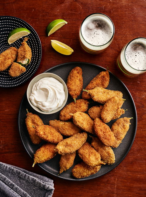 Piments jalapeños farcis (jalapeño poppers)