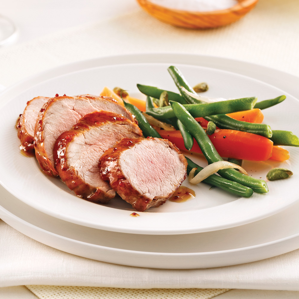 Filet de porc érable et moutarde