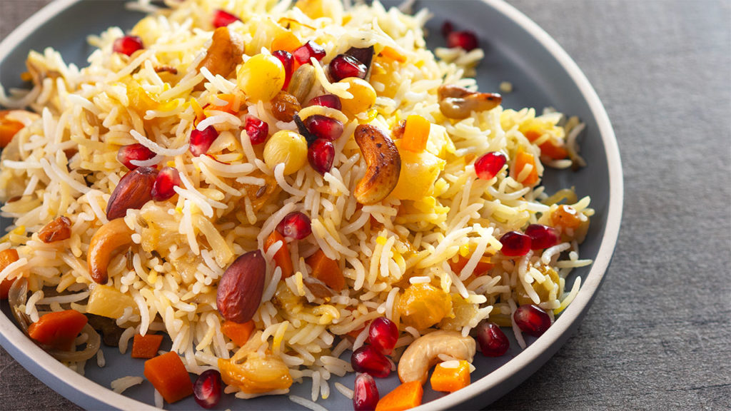 Recette indienne Kashmiri pulao