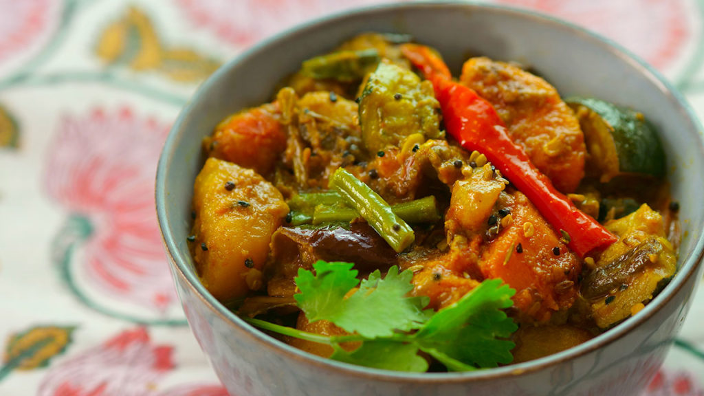 Recette indienne mijoté de légumes Labra