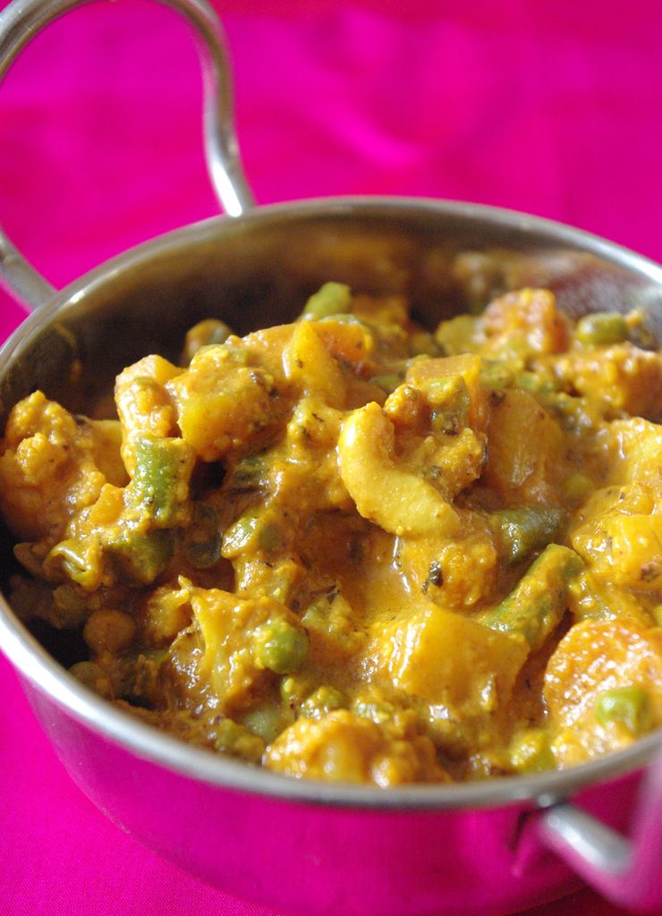 Recette indienne Légumes Korma en vidéo