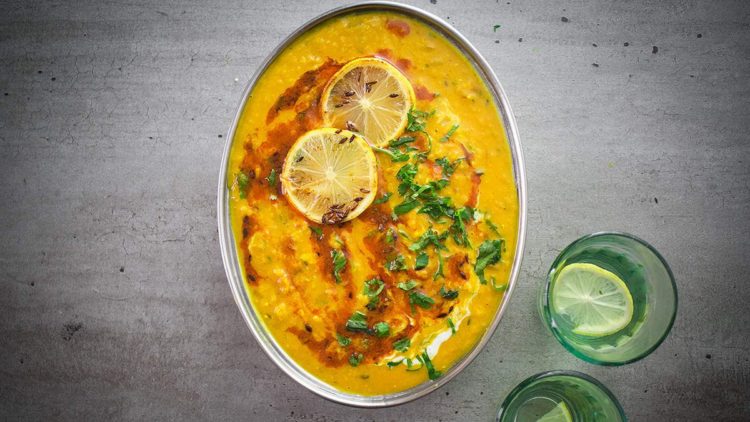 Recette indienne de lentilles au citron en vidéo