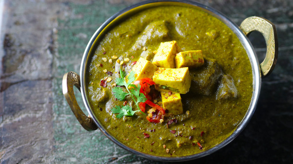 Recette indienne Palak paneer