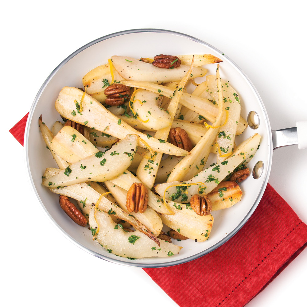 Panais poêlé aux poires