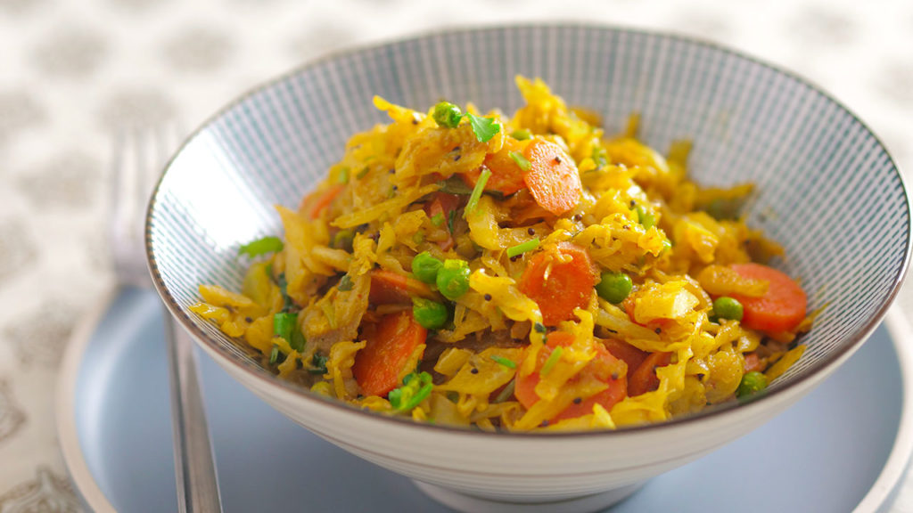 Recette indienne Patta gobhi – Gajar