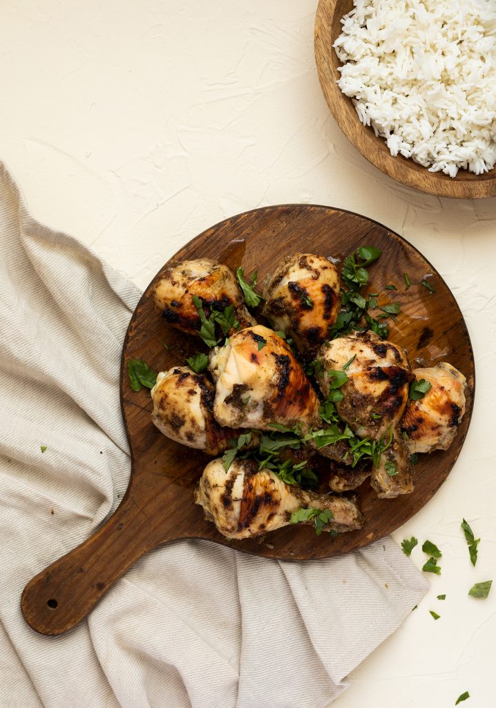 Pilons de poulet à la jerk 