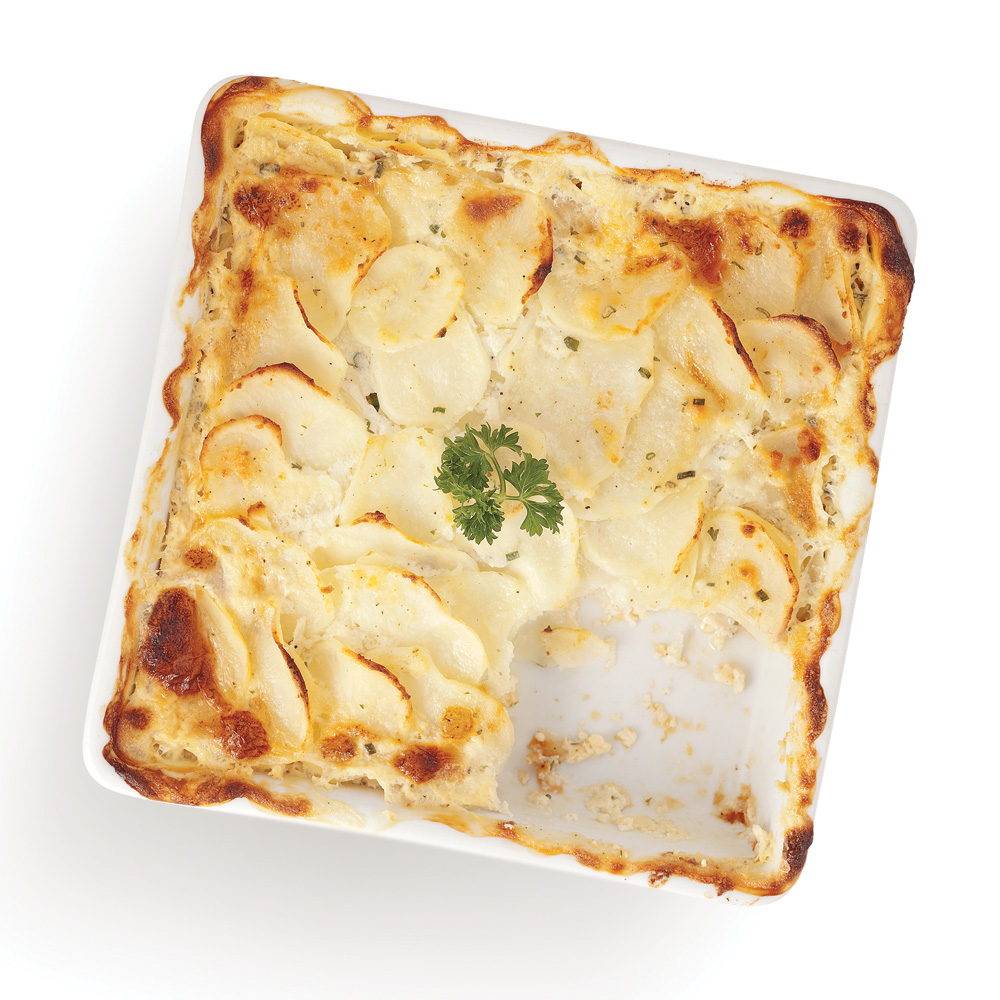 Pommes de terre gratinées à la ricotta