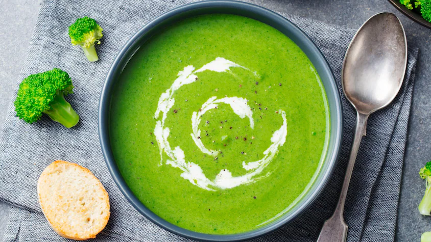 Potage de brocoli