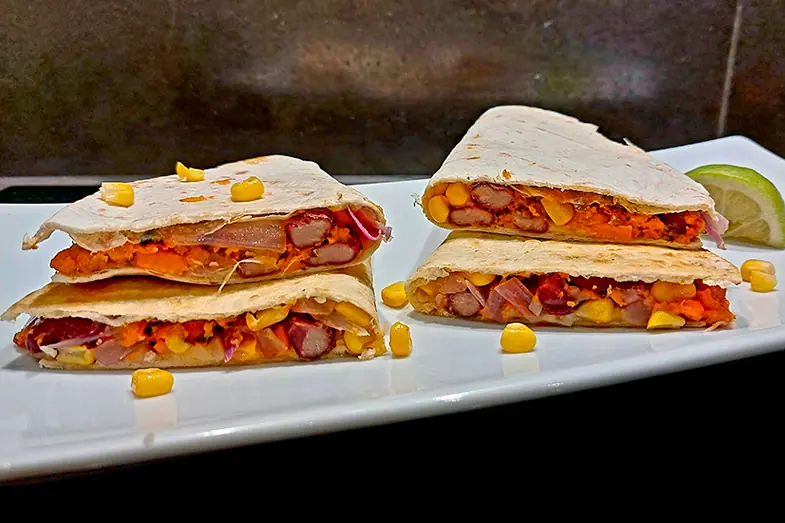 Quesadillas à la patate douce