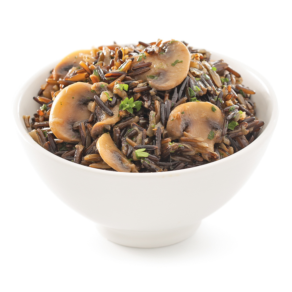 Riz sauvage aux champignons